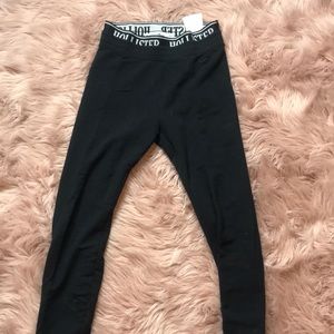 Black hollister sweat pants